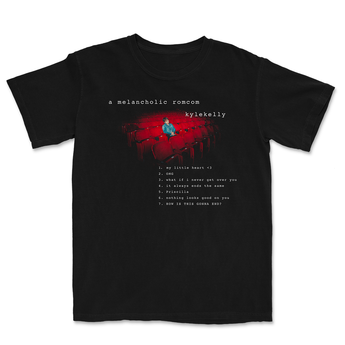 a melancholic romcom tee